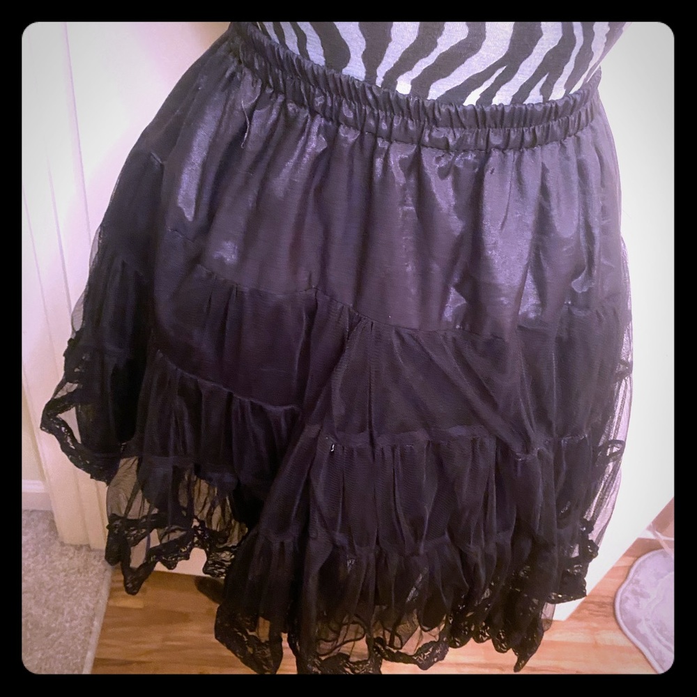 Black Tulle Skirt